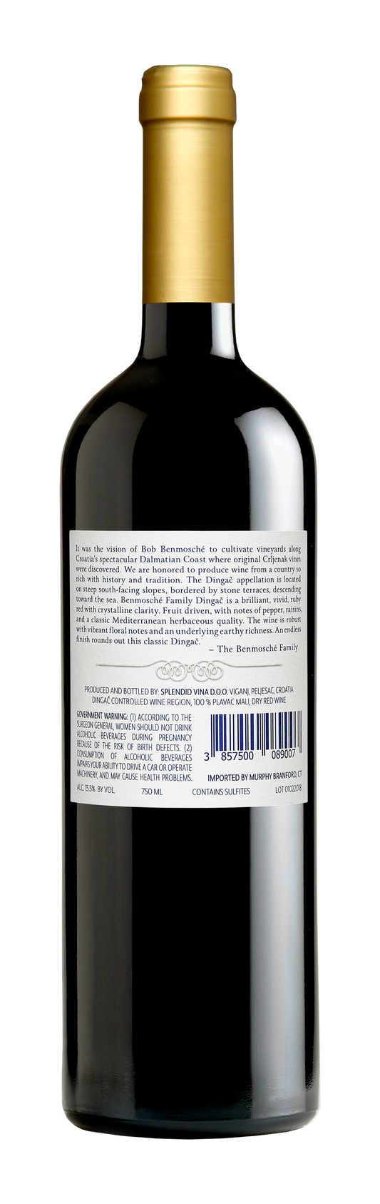 Benmosche Family Dingač 2018